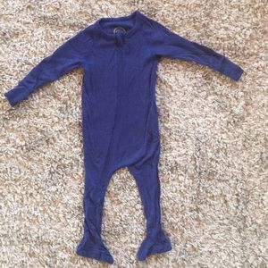 Nui Organic Merino Wool Footed Bodysuit 3-6mo